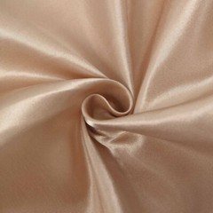6 Nude SATIN UNIVERSAL CHAIR COVER for Wedding Banquet Reception Decorations
