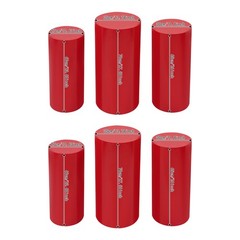 6Pcs Cylinder Pedestal Stands, Metal Display Stands For Wedding Birthday Decor