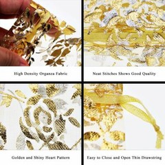 US 50~200 Sheer Coralline Organza Favor Gift Bags Jewelry Pouches Wedding Party
