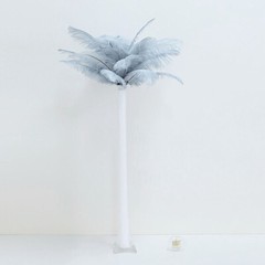 12 pcs 13-15″ long Dusty Blue Genuine Ostrich FEATHERS Wedding Party