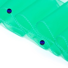 100 Mint Organza Chair Sashes Chair Cover Wider Bows wedding B’Day party décor