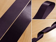 Grape 10mm 16mm 25mm 40mm Satin Ribbon For Scrapbooking Wedding Wrap Decorations