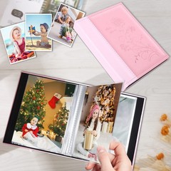 Artmag Small Photo Album 4×6 2 Pack, Each Pack with 26 Clear Pages Holds 52 V…