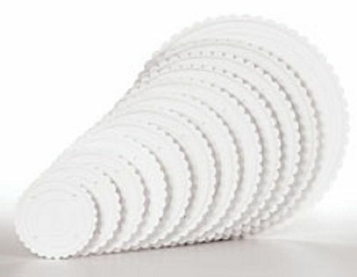 New Wilton Decorator Preferred Scalloped Separator Plates, sizes from 7″-16″