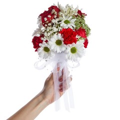 Sparkle and Bash Wedding Bouquet Holder – 3 x 7 in, White Lace & Rhinestones …