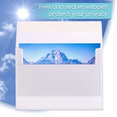 Outdoramic A6 Envelopes Self Seal 500 Pack 500 (4.75 x 6.5 in), White