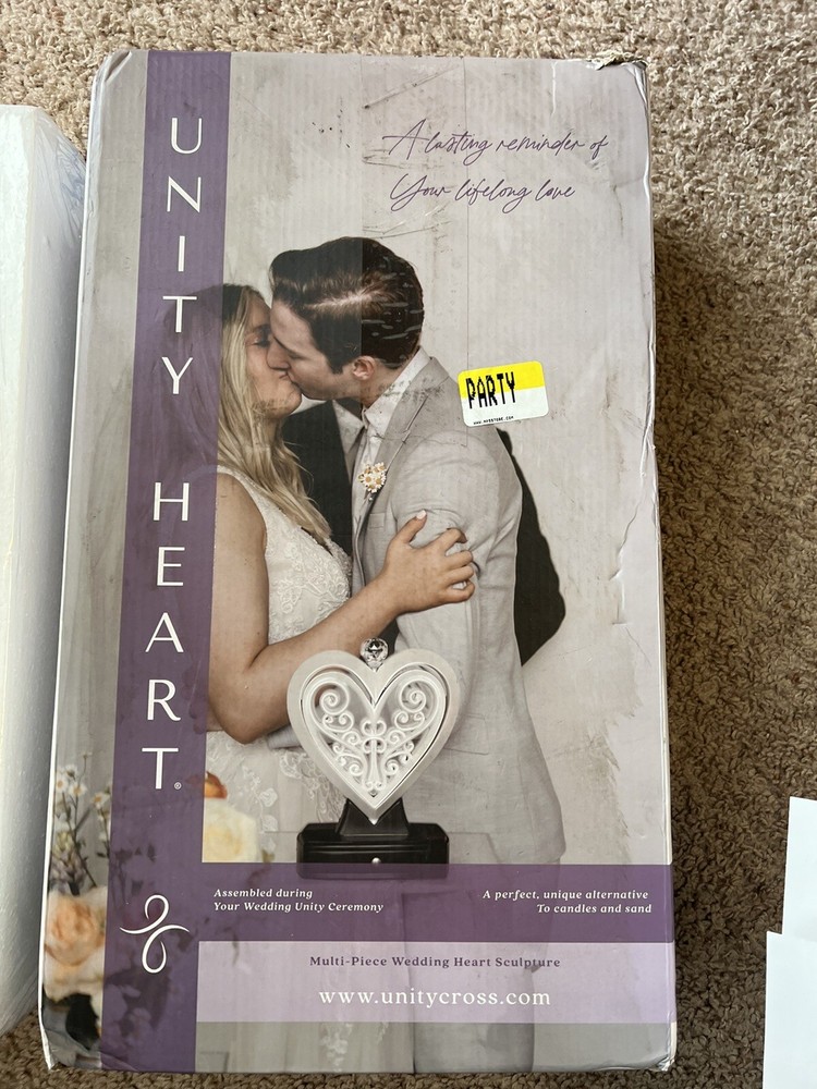 The Unity Heart Pearlescent Wedding Centerpiece Christian Limited Edition