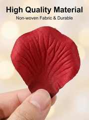 1000 Pcs Artificial Fake Rose Petals,Flower Petals for Romantic Night, Engagemen