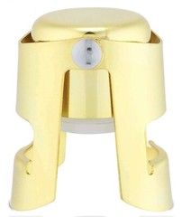 True Fizz: Gold Champagne Stopper, 7174…new