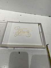 CR Gibson Gold Guest Book With Pen, Ivory and Gold, 9-3/4-Inch by 7-3/4 Inch