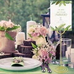 Table Number Holders 8.75 Inch Pack of 12 Wedding Party Graduation Sign Stands