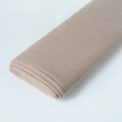 Taupe TULLE NET FABRIC 54″ wide x 40 yards Bolt Crafts Sewing Put-up Wedding