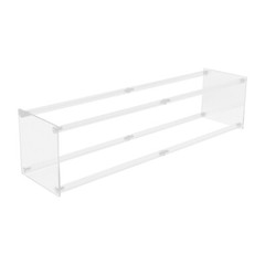 Clear Acrylic Tall Rectangular Flower Stand 2Pcs 31.5″ Wedding Decoration