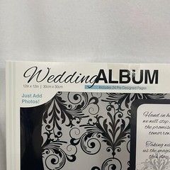 Wedding Photo Album, 24 Pre-Designed Pages, 12×12 inch, Brand NEW in Package
