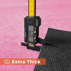 4ftx10ft Pink Carpet Runner, 450GSM Extra Thick Non-Slip TPR Rubber, Indoor/O…