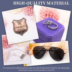 Ring Bearer Security Box Gifts Ring Security Wedding Set Accessory, Include A…