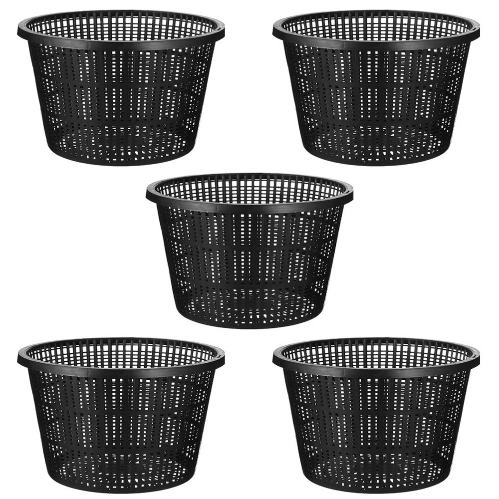 Aquatic For Plant Support Large Black Mesh Pots Perfectly Sized at 8 3 Inches
