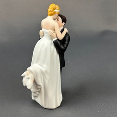 Weddingstar Romance Bridal Couple 9013 Cake Topper White Couple 5.75″ Tall