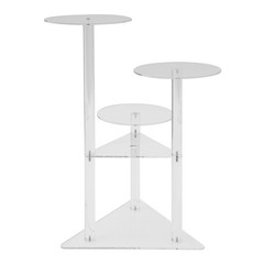 Corner Plant Stand Indoor 3 Tier Tall Acrylic Plant Stand Holder Plant Shelf