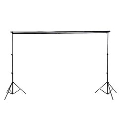 8×10 feet Black Triple Crossbar Adjustable Photo BACKDROP STAND Events Supplies