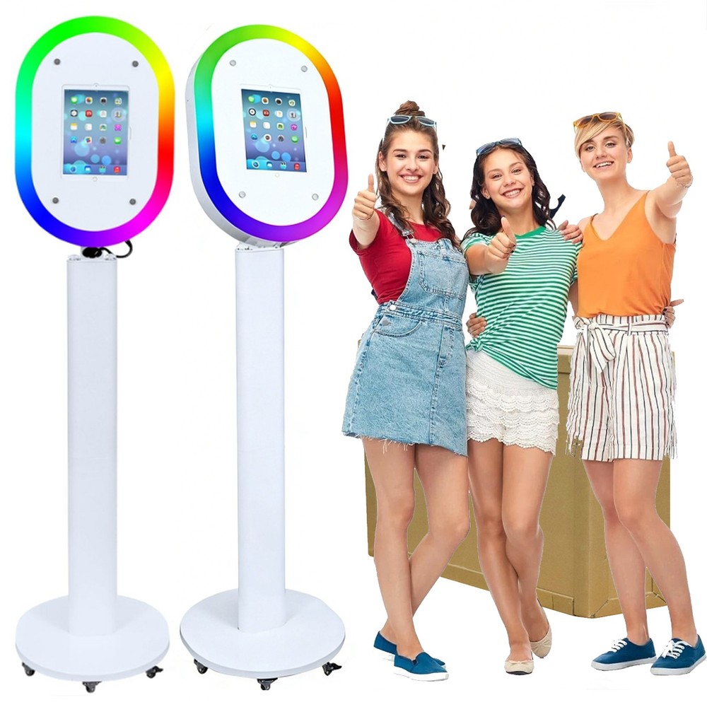 Portable Photo Booth Machine For iPad 10.2″ 10.5″ 10.9″ 11″ 12.9″ Selfie Station