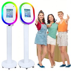 Portable Photo Booth Machine For iPad 10.2″ 10.5″ 10.9″ 11″ 12.9″ Selfie Station