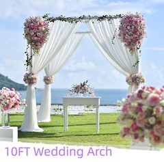 Anti-rust Metal Wedding Backdrop Stand Heavy Duty Arch Frame Stage Party Props