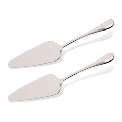 2x Pie Server Spatula Cake Server7.8inch Long Stainless Steel Cake Pie Pastry