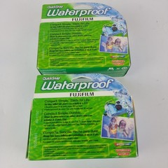 *LOT OF 2*Fujifilm QuickSnap Waterproof 800 35mm Disposable Camera – NEW!