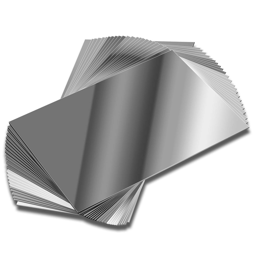 Elcoho 24 Pack Mirrors Plastic Mirror Decor Flexible Mirror Sheets Self Adhes…