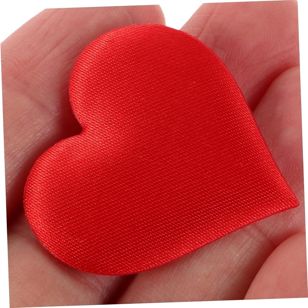 Heart Shape padded satin petals  Scatter for Valentine’s Day Wedding Decorations