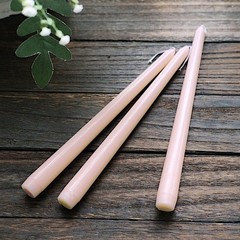 72 Rose Gold Premium 10″ Taper Candles Unscented Dinner Party Wedding