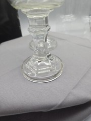 Country Rustic Wedding His & Hers Wine Toasting Goblets, Mason Jar Lace
