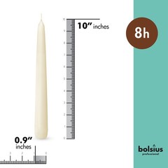 Bolsius 60 Count Household Ivory – 10 – – 8 Hours –
