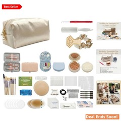 Wedding Emergency Kit for Brides, Champagne White, 100+ Pieces, All-in-One