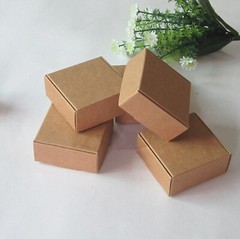 200 Kraft paper Boxes Birthday Party Wedding Favor Bomboniere Soap Gift Candy