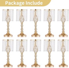 Crystal Flower Stand Wedding Centerpiece Set