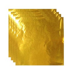 200 Pcs Aluminum Foil Sheets Paper for Chocolate Packing Wrappers