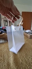 20pcs Frosted Tote Gift Bag Eco Friendly Holiday Birthday Candy Party Favors Set