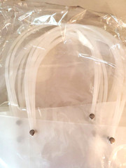 Clear Bouquet Bags With Handles ~~(3 )~ Medium 13 in ~( 4 )~ Large ~16 in