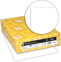 Neenah Index Cardstock, 8.5″ x 11″, 90 lb/163 300 Count (Pack of 1), white