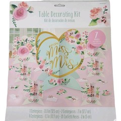 «Mint to Be» From Miss To Mrs Floral Bridal Shower Table Decor 3 Packs Lot NWT