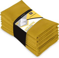 Pack of 12 Cotton Dinner Napkins Hotel Quality 18×18″ Utopia Kitchen