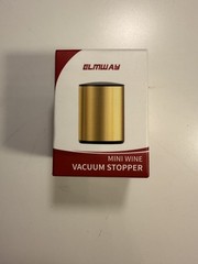 ELMWAY Elegant Wine Bottle Stoppers by ELMWAY, Stainless Steel M, Golden