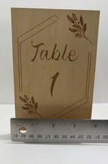 Table Top Wedding Numbers 1-20 Table Numbers Celebrations Wood