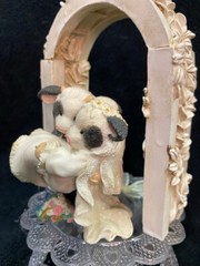 Anniversary Wedding Cake Topper Mary Moo Country Western Groom top barn Farm Cow