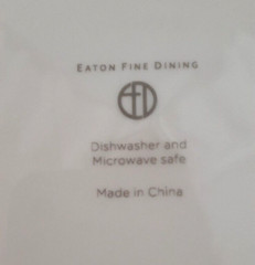 💘Eaton Fine Dining 4 WEDDING/VALENTINES SKELETON Dinner PLATES Skull Porcelain