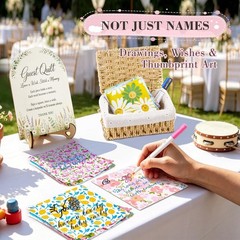 Guest Book Alternative- DIY Quilt 66 pcs Baby Shower, Wedding, Any Occasion NEW
