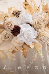 Ling’s Moment 9FT Flower Garland for Backdrop Decorations – Wedding Arch Flowers