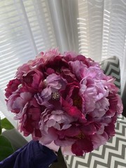 Handmade Pink Floral Bridal Bouquet Artificial Flower
